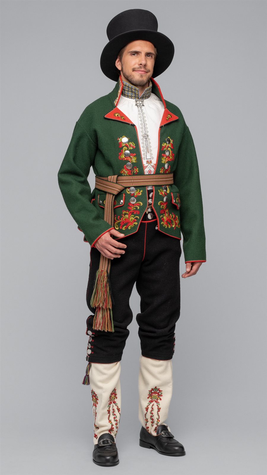 Grønn trøye til snippekufte herre fra 1750 ØstTelemark